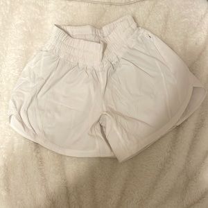 White lululemon shorts never worn